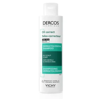 VICHY DERCOS Oil Correct Dermatological Shampoo for Oily Hair 200 ml, EAN 3337875874366