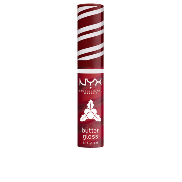 NYX PROFESSIONAL MAKE UP BUTTER GLOSS SWIRL #04-Holly Berry Swirl 8 ml