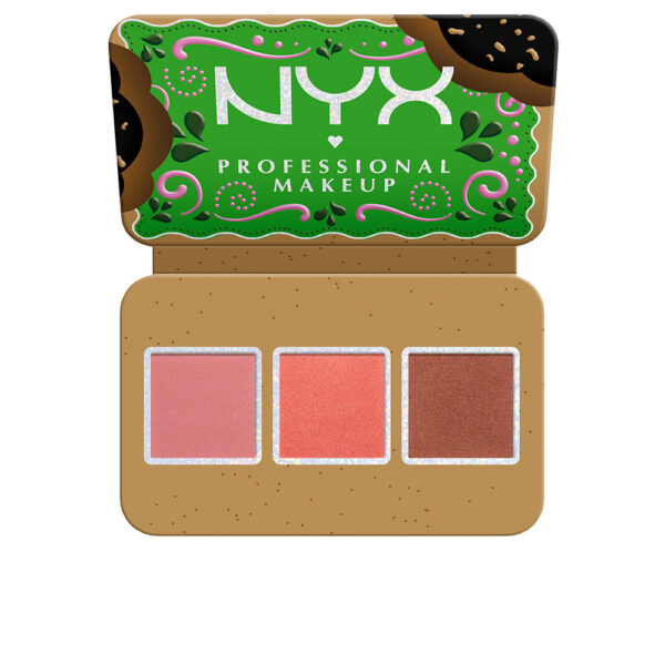 NYX PROFESSIONAL MAKE UP BUTTERMELT PALETTE bronzer and blush #Dark 12 gr