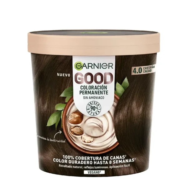 GARNIER GOOD Permanent Hair Color #4.0-cocoa brown, EAN 3600542518826