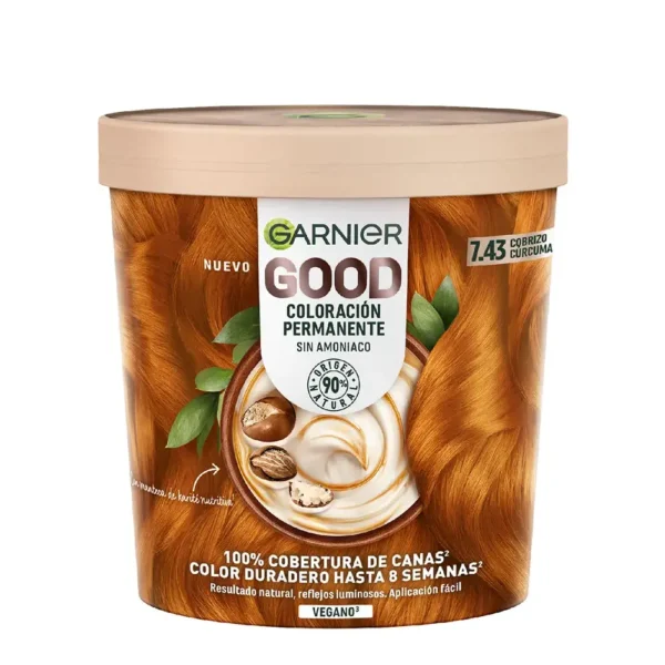 GARNIER GOOD Permanent Hair Color #7.43 turmeric copper, EAN 3600542518901