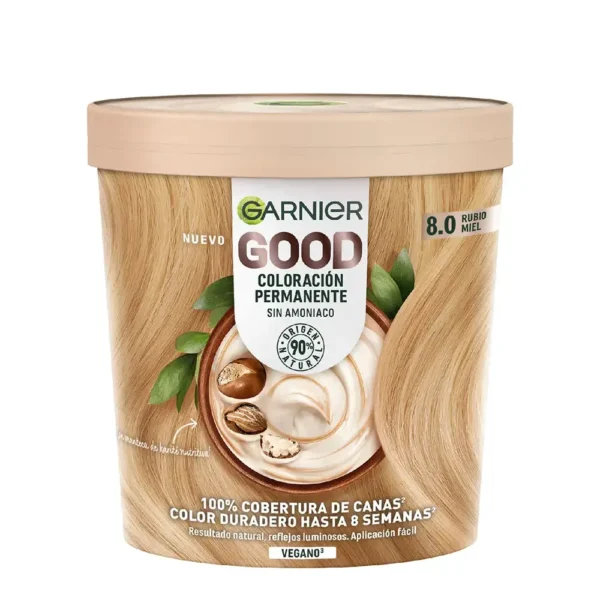 GARNIER GOOD Permanent Hair Color #8.0-honey blonde, EAN 3600542518918