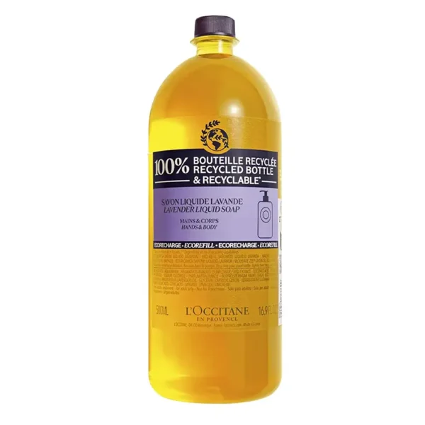 L'OCCITANE EN PROVENCE LAVENDER Liquid Soap for Hand and Body refill 500 ml, EAN 3253581766699