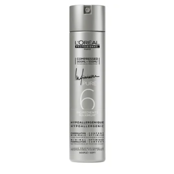 L'OREAL PROFESSIONNEL PARIS INFINIUM PURE Spray fixateur professionnel 500 ml, extra fort, EAN 3474636476633