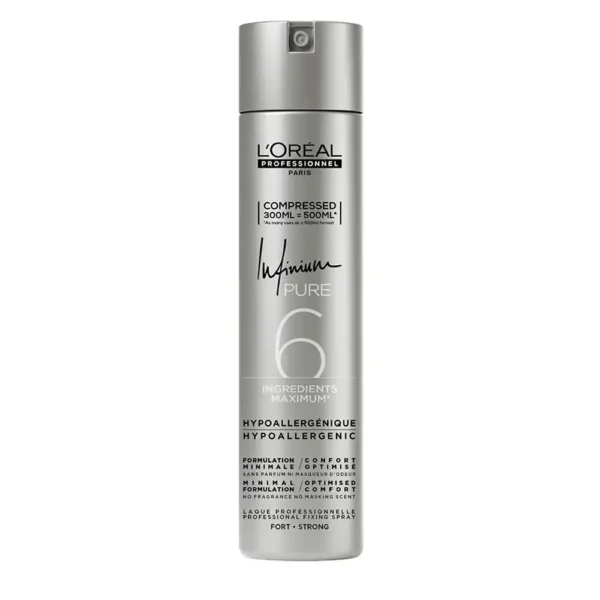 L'OREAL PROFESSIONNEL PARIS INFINIUM PURE Професионален фиксиращ спрей 500 мл, EAN 3474636476602