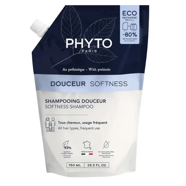 PHYTO DOUCEUR Softness Shampoo refill 750 ml, EAN 3701436924102