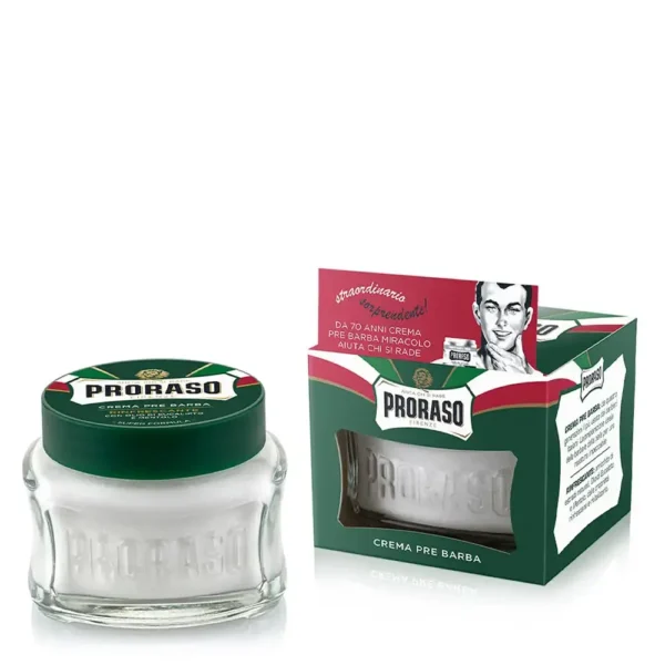 PRORASO CLASSIC Pre-Shave Cream with Eucalyptus Oil and Menthol 100 ml, EAN 8004395001019