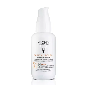 VICHY CAPITAL SOLEIL UV-AGE DAILY Anti-Photo-Aging-Wasserfluid SPF50+ 40 ml VICHY CAPITAL SOLEIL UV-AGE DAILY Anti-Photo-Aging-Wasserfluid SPF50+ 40 ml, EAN 3337875762298