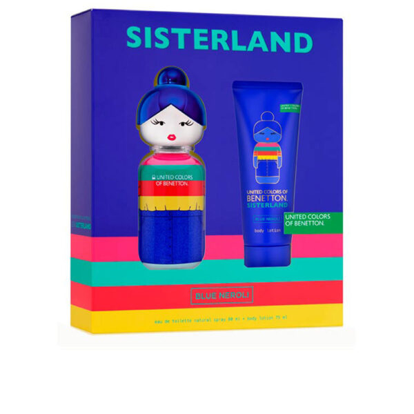 BENETTON SISTERLAND BLUE NEROLI case 2 pcs