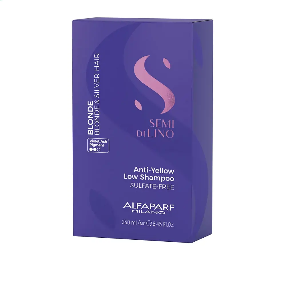 ALFAPARF MILANO SEMI DI LINO BLONDE Anti-Gelbstich-Shampoo 250 ml