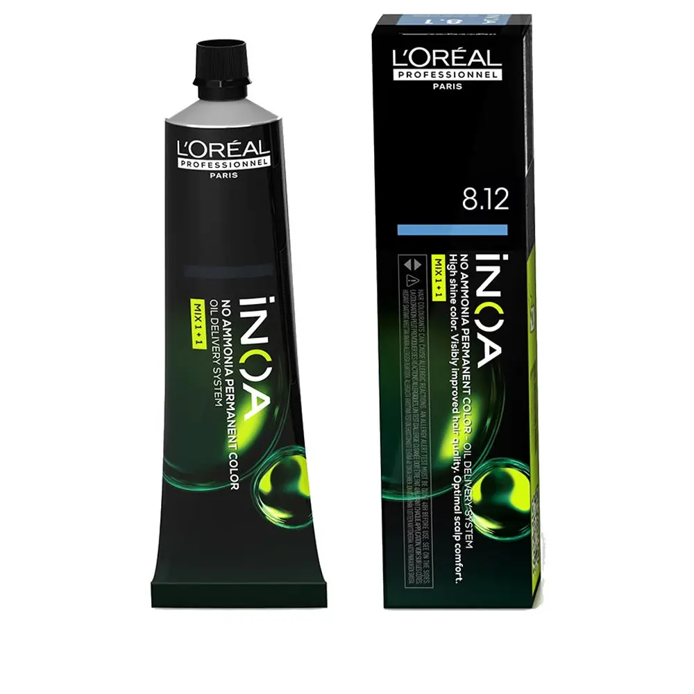 L'OREAL PROFESSIONNEL PARIS INOA ammoniakfreie Haarfarbe #8.12-light blonde ash iridescent L'OREAL PROFESSIONNEL PARIS INOA ammoniakfreie Haarfarbe #8.12-light blonde ash iridescent - Bild 3