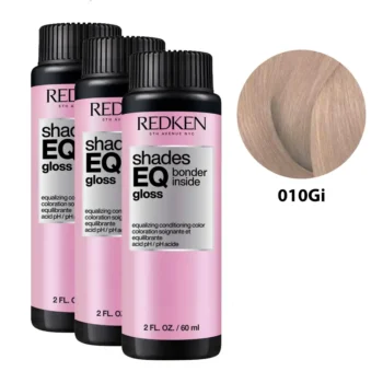 REDKEN SHADES EQ GLOSS Bonder Inside #010GI Coloration revitalisante égalisatrice 3 x 60 ml, EAN 3474636997510