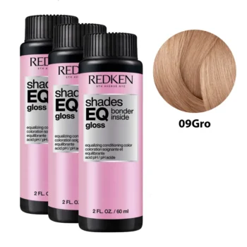 REDKEN SHADES EQ GLOSS Bonder Inside #09Gro Coloration revitalisante égalisatrice 3 x 60 ml, EAN 3474637126582