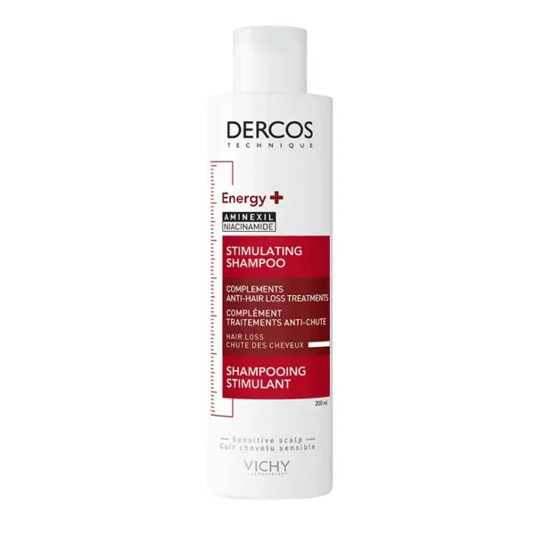 VICHY DERCOS ENERGY+ Stimulating Shampoo Anti-Hair Loss 200 ml, EAN 3337871311292