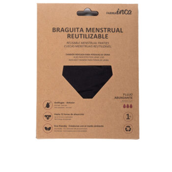INCA MENSTRUAL PANTIES super absorption #noir taille XL 1 unité