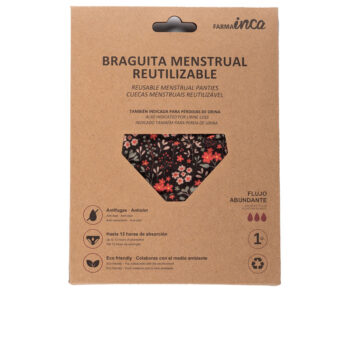 INCA MENSTRUAL PANTIES super absorption #fleurs taille L 1 unité