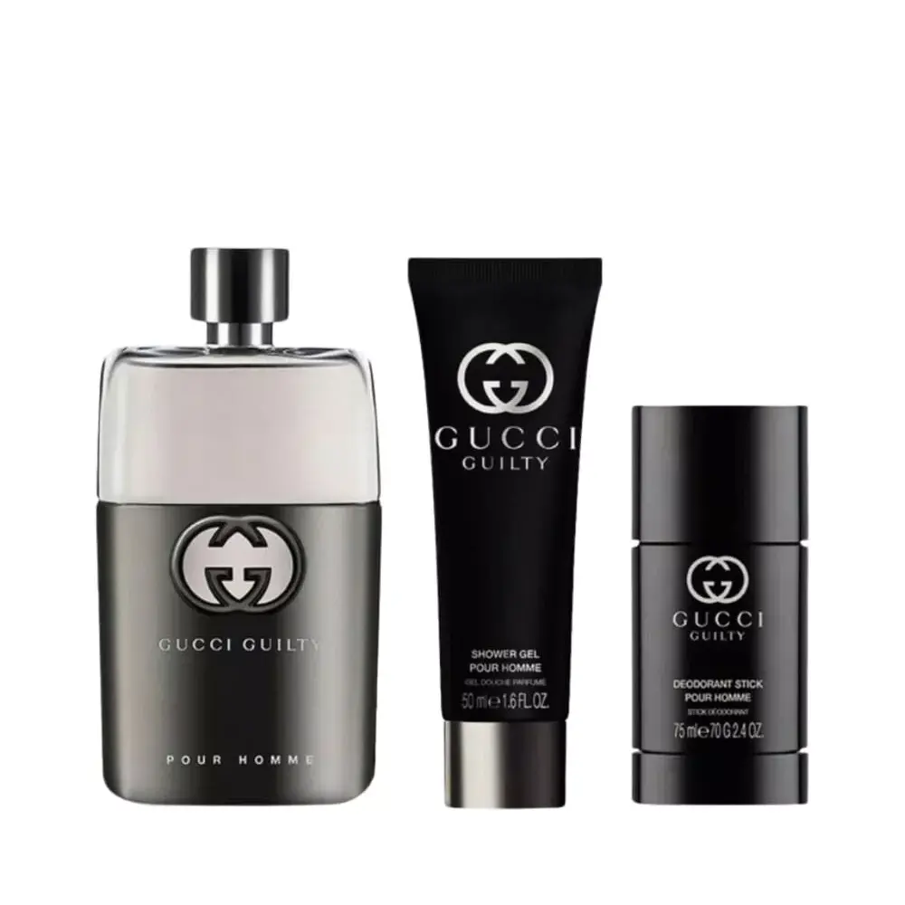 GUCCI GUILTY POUR HOMME ensemble 3 pièces