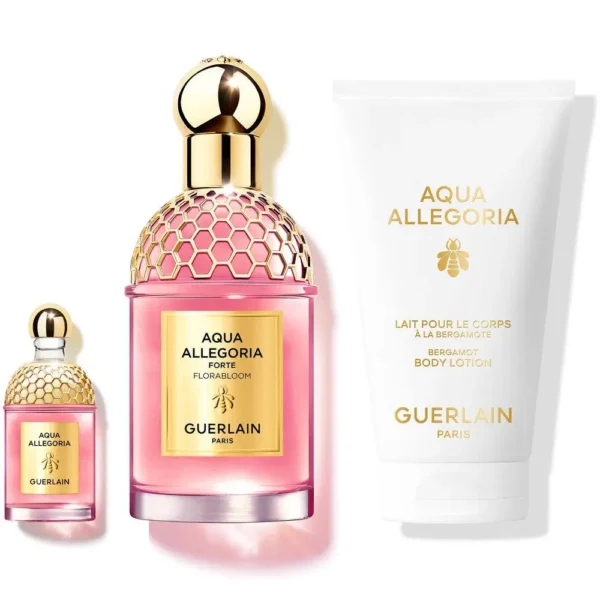 GUERLAIN AQUA ALLEGORIA FLORABLOOM FORTE set 3 pezzi
