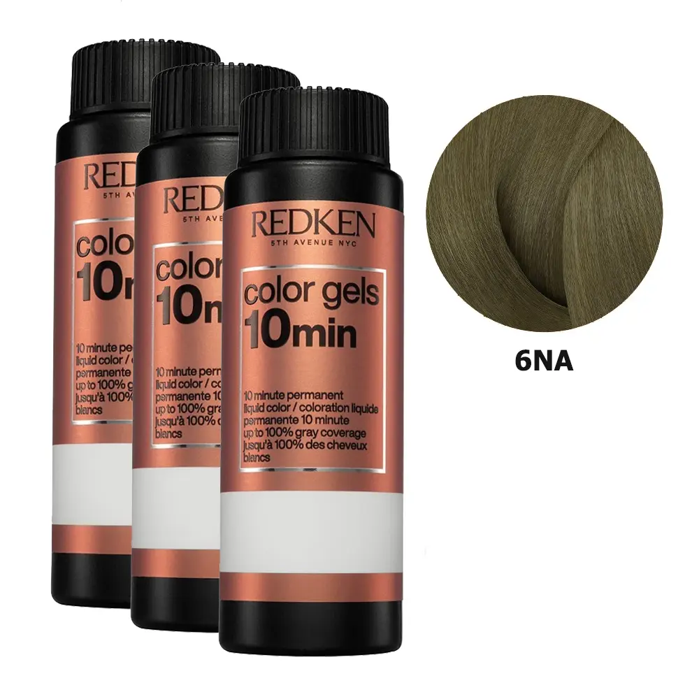 REDKEN COLOR GELS 10 MIN #6NA-6.01 60 ml x 3 REDKEN COLOR GELS 10 MIN #6NA-6.01 60 ml x 3, EAN 3474637115692