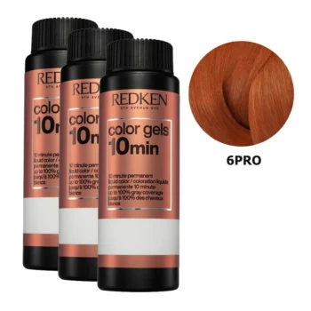 REDKEN COLOR GELS 10 MIN #6RO 60 ml x 3, EAN 0884486378323