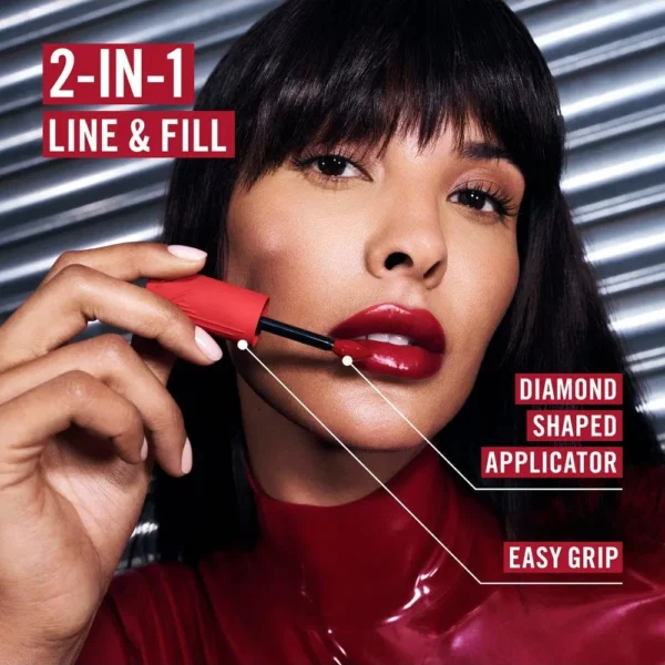RIMMEL LONDON THRILL SEEKER Brillant à lèvres LIP LATEX #200-So Peachy 6 ml
