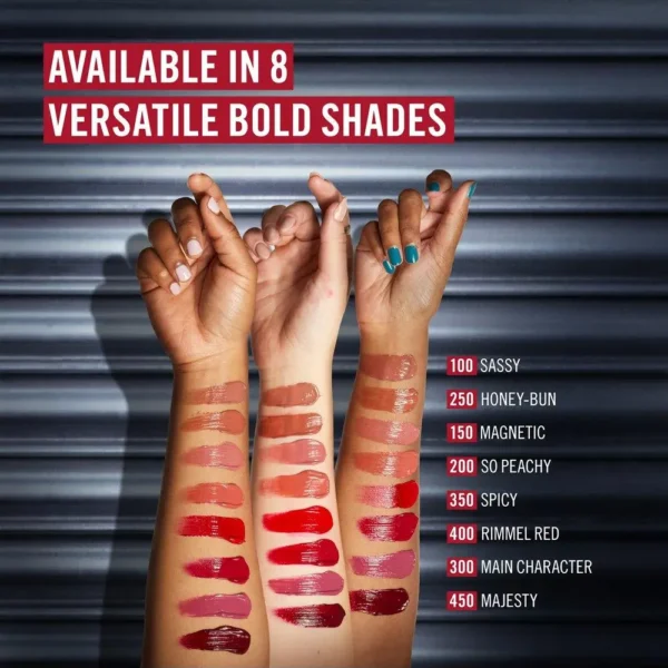 RIMMEL LONDON THRILL SEEKER Brillant à lèvres LIP LATEX #200-So Peachy 6 ml