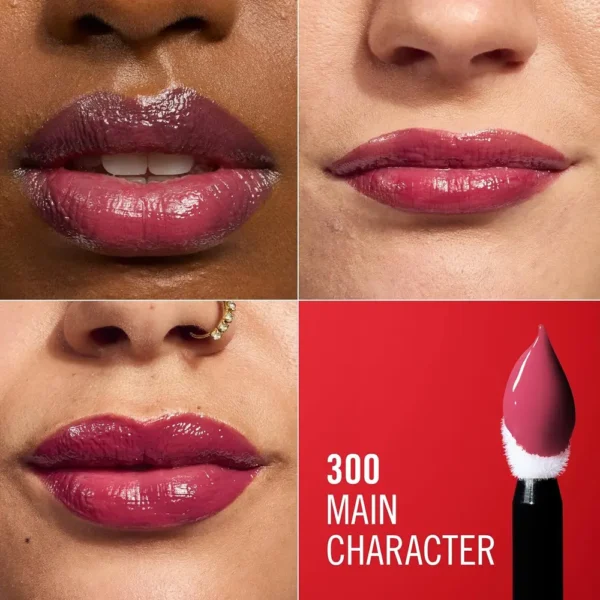 RIMMEL LONDON THRILL SEEKER LIP LATEX Läppglans #300-Main Character 6 ml