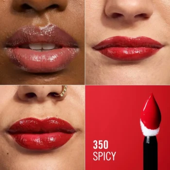 RIMMEL LONDON THRILL SEEKER LIP LATEX Lip Gloss #350-Gloss Spicy 6 ml