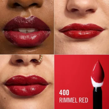 RIMMEL LONDON THRILL SEEKER LIP LATEX Lip Gloss #400-Rimmel Red 6 ml
