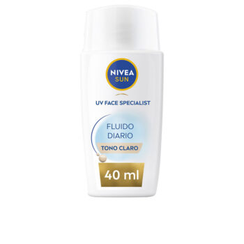 NIVEA DAILY SUN FLUID facial protection SPF50+ #light tone 40 ml