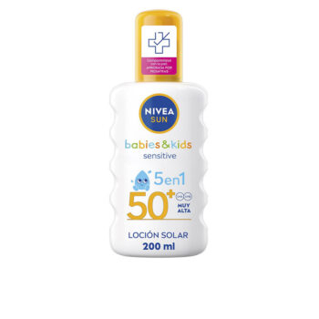 NIVEA SUN Loción solar 5 en 1 para bebés y niños SPF50+ 200ml