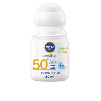 NIVEA SUN Loción solar roll-on para bebés y niños SPF50+ 50ml