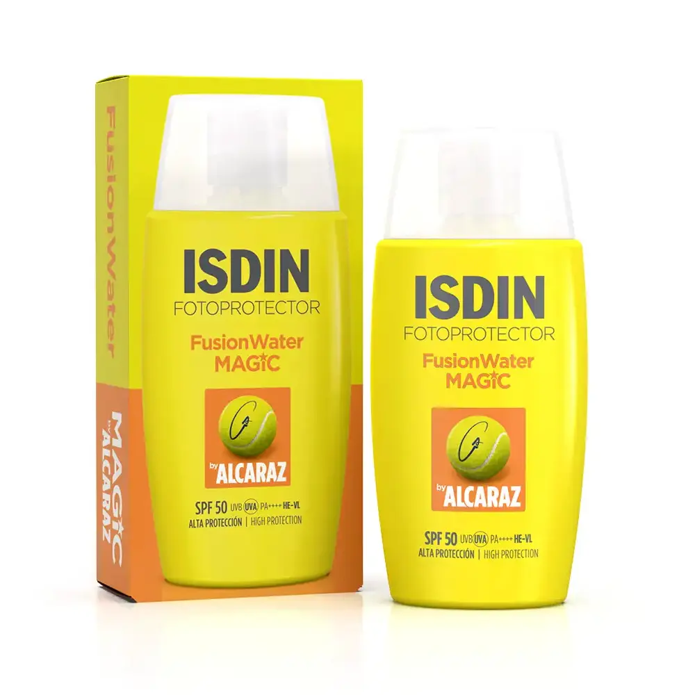 ISDIN PHOTOPROTECTOR Fusion Water MAGIC by Alcaraz SPF50 50 ml ISDIN PHOTOPROTECTOR Fusion Water MAGIC by Alcaraz SPF50 50 ml