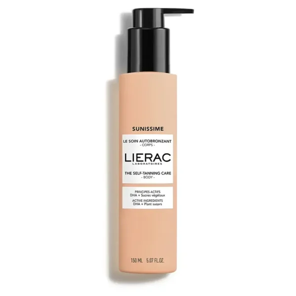 LIERAC SUNISSIME Self-Tanning Telové mlieko 150 ml, EAN 3701436928759
