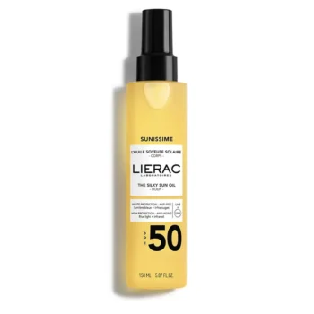 LIERAC SUNISSIME Huile Solaire Soyeuse SPF50 150 ml, EAN 3701436928803