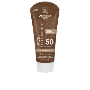 AUSTRALIAN GOLD KASVOJEN ITSESÄRKITTÄJÄ SPF50 aurinkovoide 88 ml