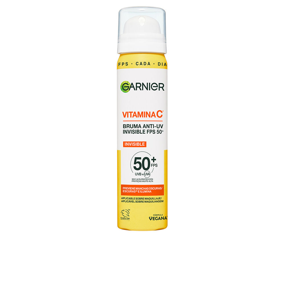 GARNIER VITAMIN C invisible anti-uv mist SPF50+ 75 ml GARNIER VITAMIN C invisible anti-uv mist SPF50+ 75 ml