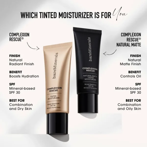 BARE MINERALS COMPLEXION RESCUE Tinted Moisturizer SPF30 #3.5 - Cashew 35 ml - Image 6