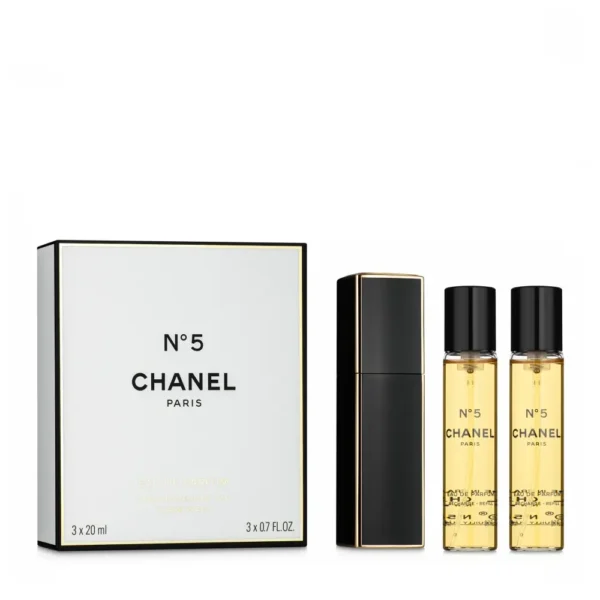 CHANEL N°5 eau de toilette kukkarosuihke 3 x 20 ml - Kuva 3