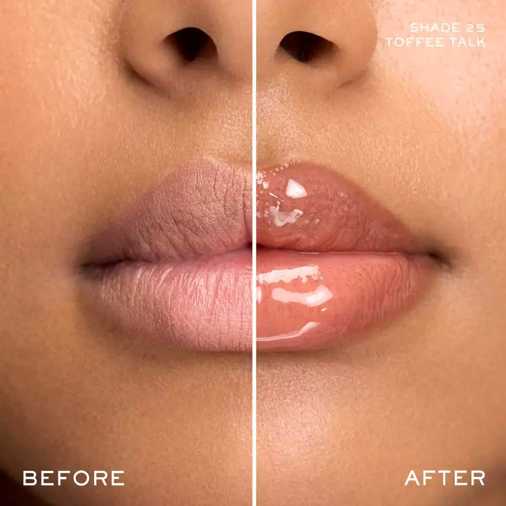 LANCÔME LIP IDÔLE JUICYTREAT Sultingas aliejus blizgesyje #25-Toffee Talk 9 ml