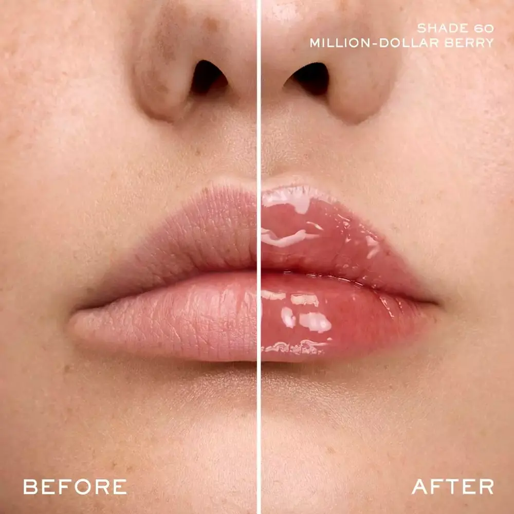 LANCÔME LIP IDÔLE JUICYTREAT Sultingas aliejus blizgesyje #60-Million-dollar Berry 9 ml