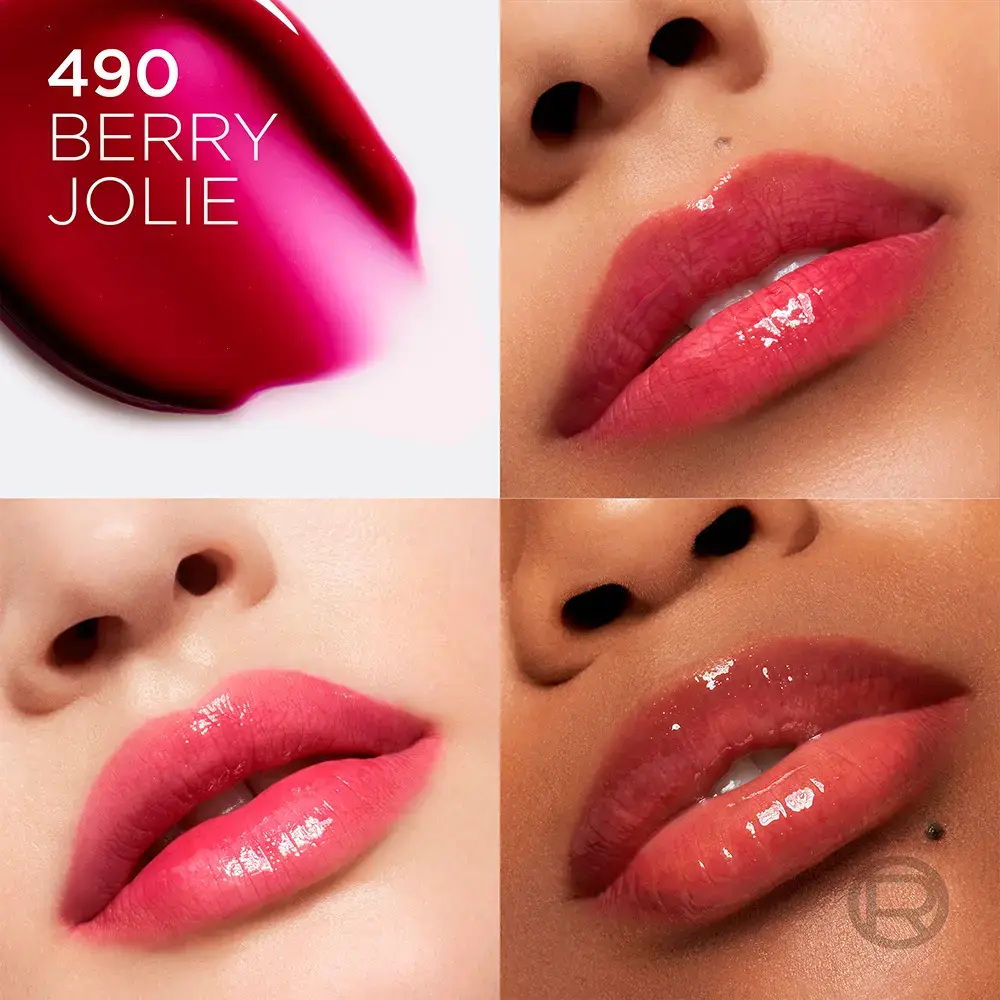 L'OREAL PARIS PLUMP AMBITION Olio labbra all'acido ialuronico #490-Berry Jolie 5 ml L'OREAL PARIS PLUMP AMBITION Olio labbra all'acido ialuronico #490-Berry Jolie 5 ml