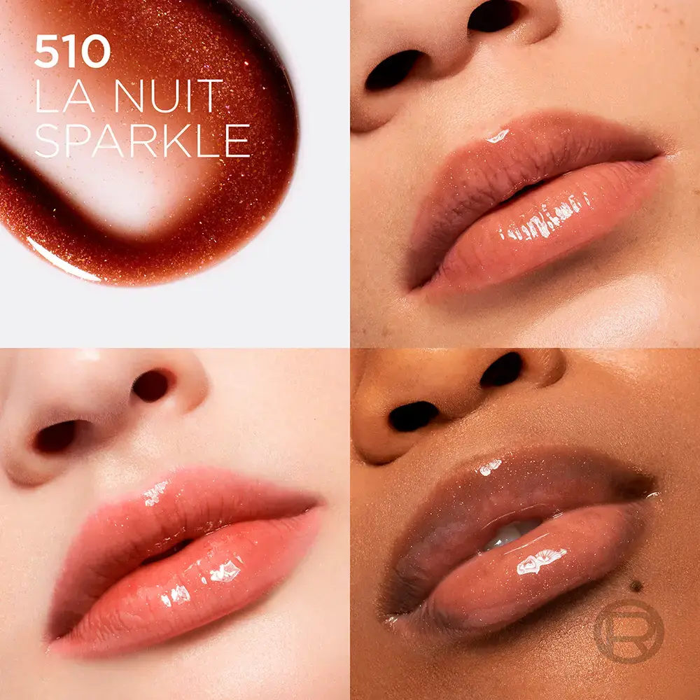 L'OREAL PARIS PLUMP AMBITION Hyaluronic Lip Oil #510-La Nuit Sparkle 5 ml L'OREAL PARIS PLUMP AMBITION Hyaluronic Lip Oil #510-La Nuit Sparkle 5 ml - Image 2