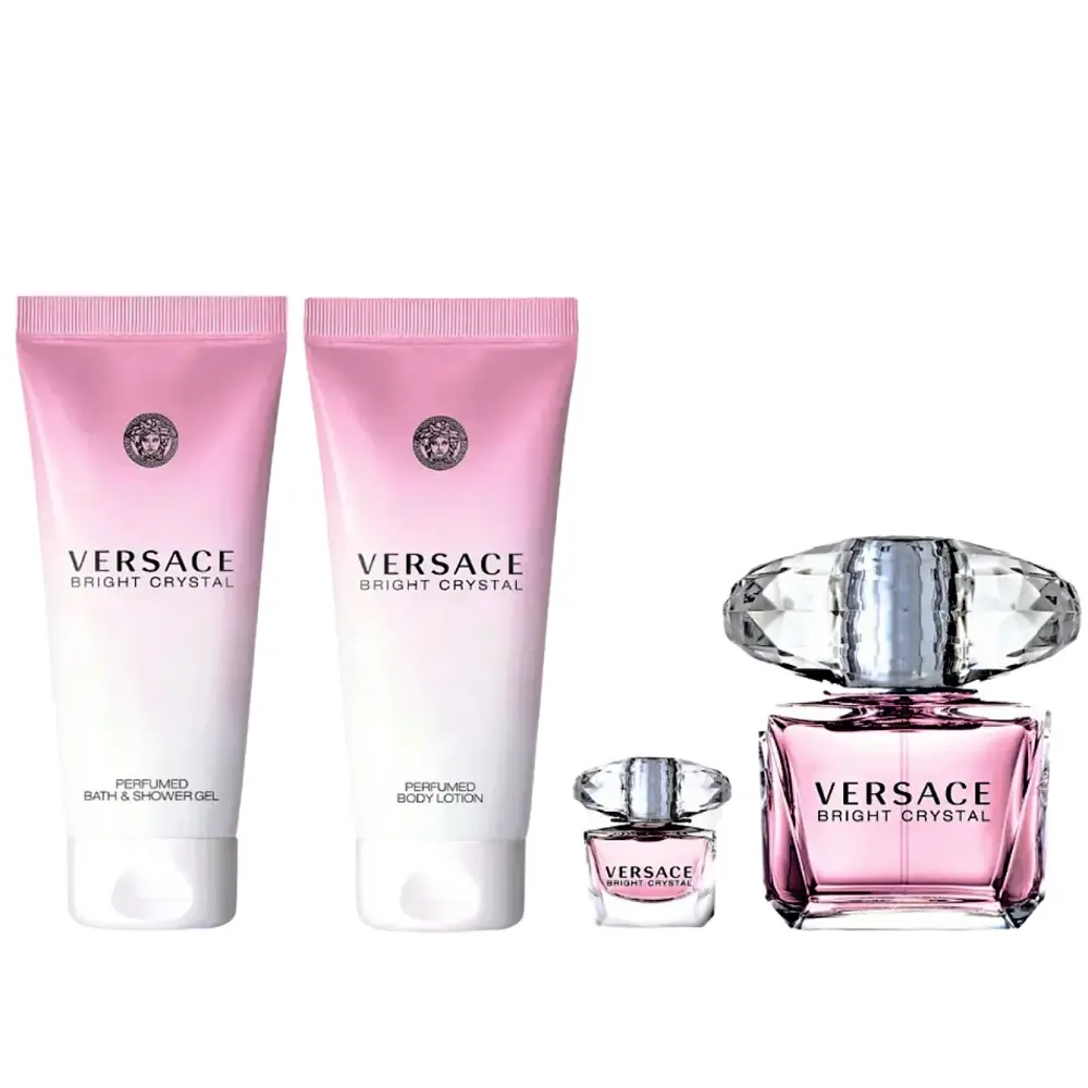 VERSACE BRIGHT CRYSTAL ensemble 4 pièces