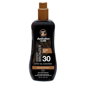 AUSTRALIAN GOLD INSTANT BRONZER Sonnenschutz-Spray-Gel SPF30 237 ml, EAN 0054402730607