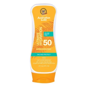 AUSTRALIAN GOLD ULTIMATE HYDRATION Voidemainen aurinkovoide SPF50 237 ml, EAN 0054402730553