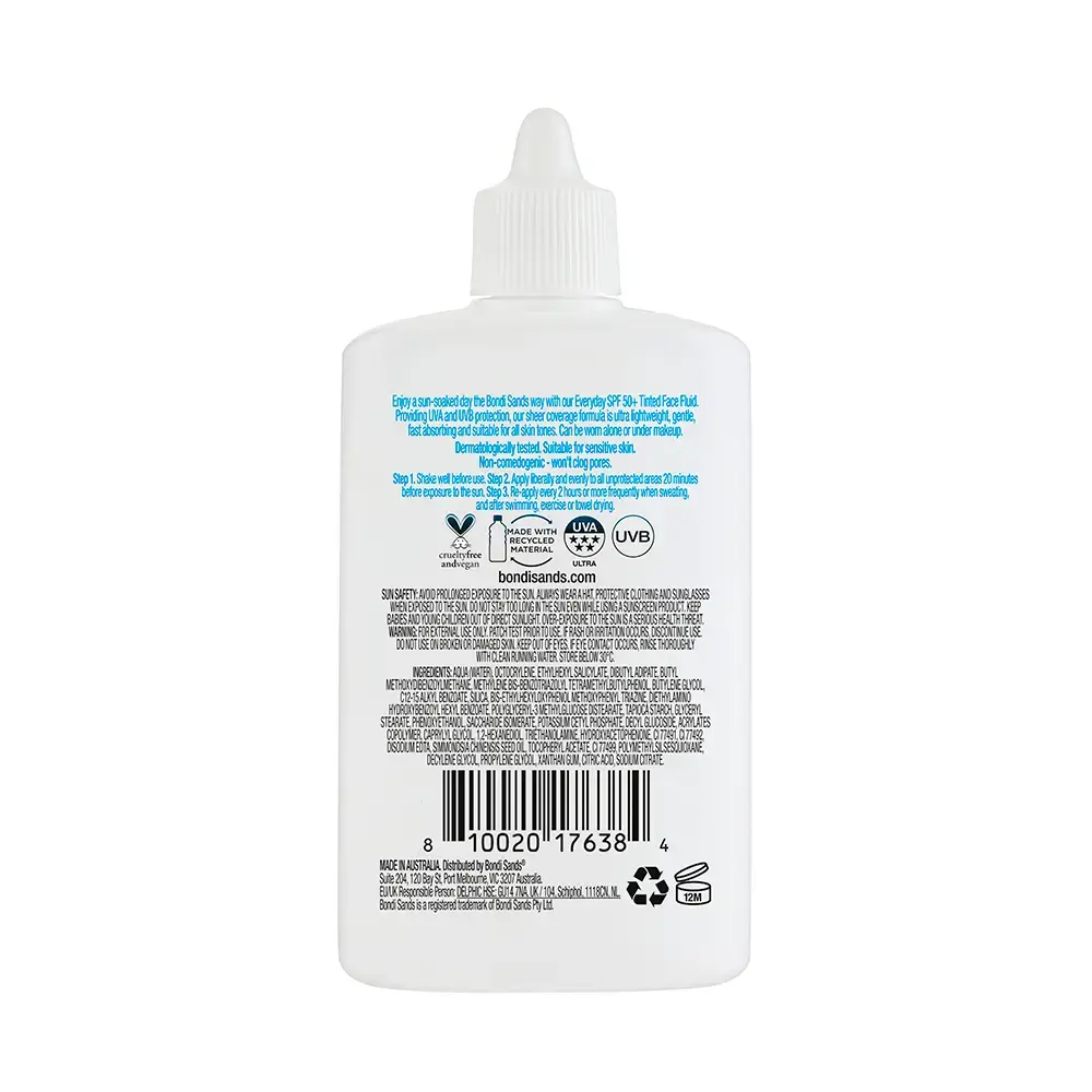 BONDI SANDS EVERYDAY Sävytetty kasvovoide SPF50+ 50ml
