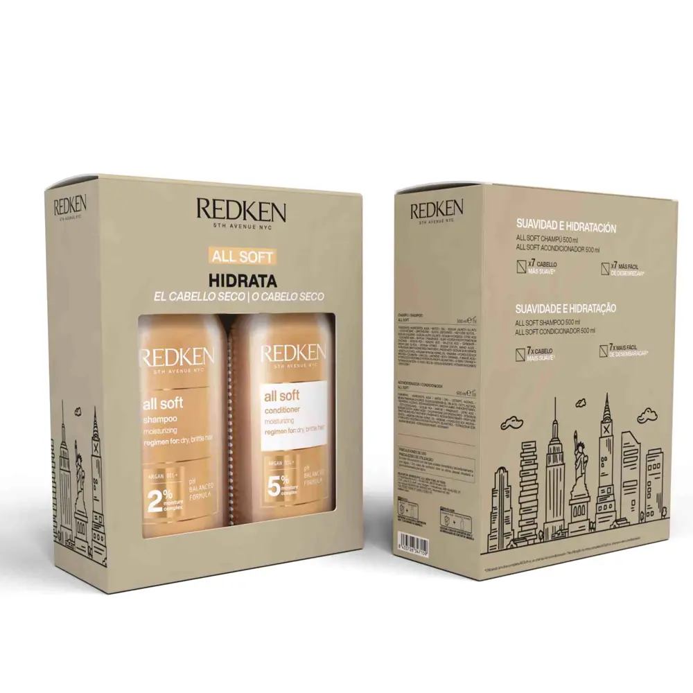 REDKEN ALL SOFT ensemble 3 pièces