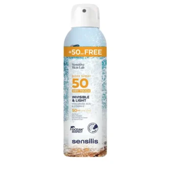 SENSILIS INVISIBLE & LIGHT Vaporisateur pour le corps SPF50+ 250 ml, EAN 8428749009085