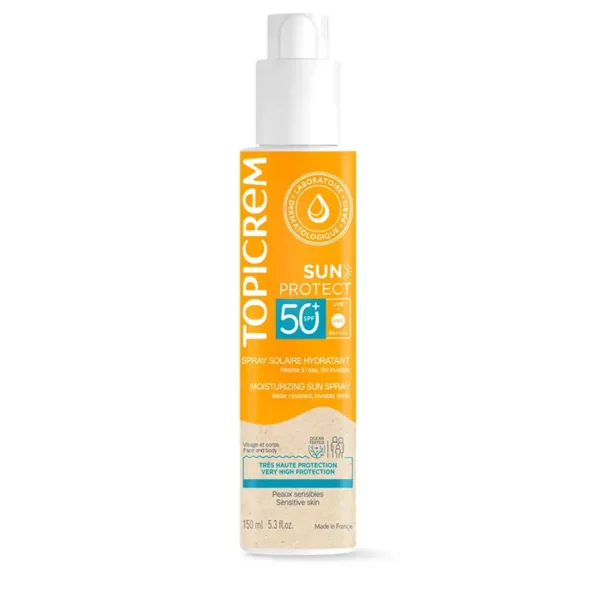 TOPICREM SUN PROTECT Spray solar hidratant SPF50+ 150 ml, EAN 3700281705553